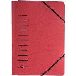 Ordnungsmappe PAGNA 24007-01 Pressspan Gummiband 23 (B) x 0,3 (T) x 32 (H) cm Rot Produktbild