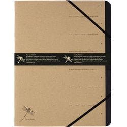 Ordnungsmappe PAGNA PUR by PAGNA 40060-11 Recycelte Pappe Gummiband 24,5 (B) x 0,4 (T) x 32 (H) cm Beige Produktbild