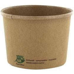PAPSTAR Suppenschalen pure 87265 Frischfaser-Karton, BIO-beschichtet 25 Stück Produktbild