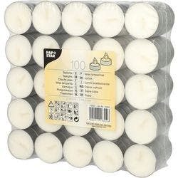 PAPSTAR Teelichter Weiß 100 Stück Produktbild