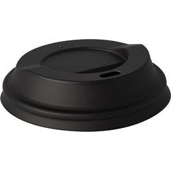PAPSTAR pure Pappdeckel CPLA (Kristallisierte Polymilchsäure) Schwarz 88010 50 Stück Produktbild