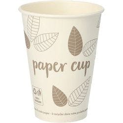 PAPSTAR Pure Becher Pappe 180 ml 70 mm Creme 80 Stück Produktbild
