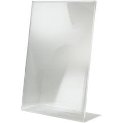 Sigel Tischaufsteller DIN A3 L-Form 30 (B) x 11 (T) x 42,5 (H) cm Transparent Produktbild