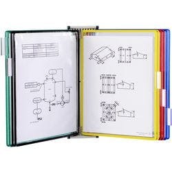 Djois Tarifold Sichttafelsystem 10 Flächen DIN A4 Metall, PVC (Polyvinylchlorid) Farbig Sortiert Produktbild