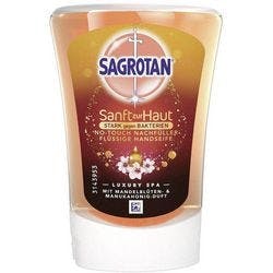 Sagrotan No-Touch Seife Nachfüllpackung Flüssig Mandelblüte und Manuka Honig 250 ml Produktbild