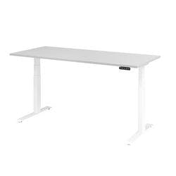 Hammerbacher Sitz-Steh-Arbeitsplatz XDKB19 Grau Produktbild