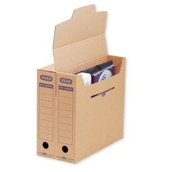 ELBA Tric Archivbox Braun 7,6 x 31,4 x 33,9 cm Wellpappe 12 Stück Produktbild