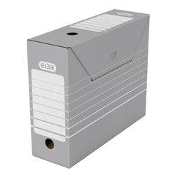 ELBA Tric Archivbox Grau 9,5 x 26,5 x 34 cm Wellpappe 50 Stück Produktbild