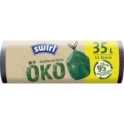 Swirl Müllsäcke 35 L  Fixierband Grün 12 Stück Produktbild