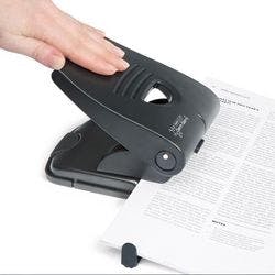 Rapesco 2 Löcher Locher Kunststoff, Metall 40 Blatt 835-P Schwarz Produktbild