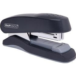 Rapesco Flachheftgerät Halbstreifen 25 Blatt Schwarz 24/6, 26/6 Kunststoff Produktbild