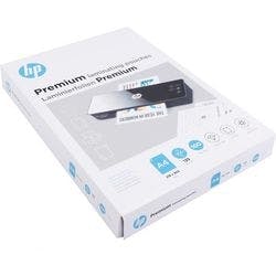 HP Laminierfolien DIN A4 125 Mikron (2 x 125) Transparent Produktbild