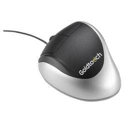 BakkerElkhuizen Goldtouch BNEGTEML Kabelgebundene Maus Verkabelt Nein Schwarz, Silber Ja Produktbild