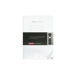 herlitz Notizbuch DIN A4 Blanko Papier Weiß Perforiert 80 Seiten Produktbild