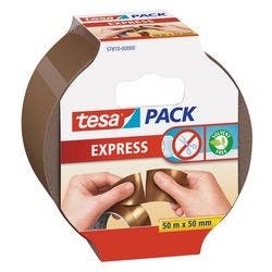 tesa Packband tesapack Express Braun 50 mm (B) x 50 m (L) PP (Polypropylen) Produktbild