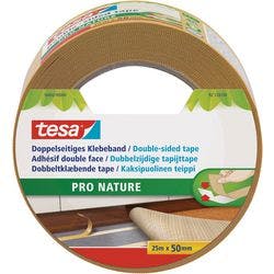 tesa Doppelseitiges Klebeband Pro Nature Weiß 50 mm x 25 m Produktbild