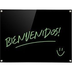 Archivo 2000 Whiteboard Wandmontiert Nicht magnetisch Einseitig 47 (B) x 34,5 (H) cm Schwarz Produktbild