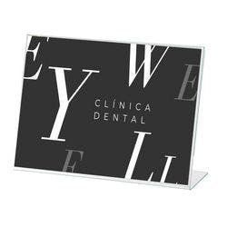 Archivo 2000 Tischaufsteller DIN A7 quer L-Form 7,5 (B) x 2,5 (T) x 5,5 (H) cm Transparent Produktbild