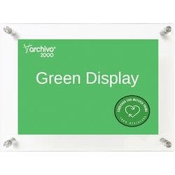 Archivo 2000 Wanddisplay DIN A3 Wandmontage 34,5 (B) x 3,5 (T) x 47 (H) cm Transparent Produktbild