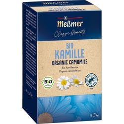 Meßmer Classic Moments BIO Kräutertee Teebeutel Kamille 18 Stück à 1.5 g Produktbild