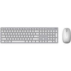 ASUS Tastatur und Maus Kabellos QWERTZ Grau, Weiß W5000 Produktbild