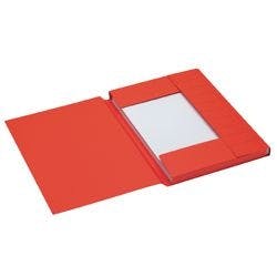 Djois Secolor Aktenmappe 3 Laschen 3182115 A4 Rot Karton Produktbild