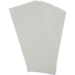 Exacompta Forever Trennstreifen Blanko 105 x 240 mm Grau Karton 13485B 1200 Stück Produktbild