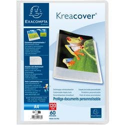 Exacompta Kreacover Präsentationsmappe 60 Taschen DIN A4 Matt 10 Stück Produktbild