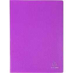 Exacompta OpaK Präsentationsmappe 60 Taschen DIN A4 Violett 8 Stück Produktbild