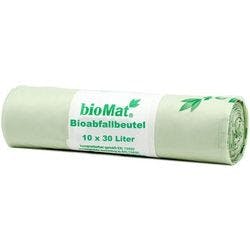 PAPSTAR BioMat Abfallsäcke  Grün Mater-Bi 10 Stück Produktbild