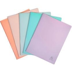 Exacompta Aquarel Präsentationsmappe 20 Taschen DIN A4 Farbig sortiert 20 Stück Produktbild