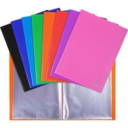 Exacompta OpaK Präsentationsmappe 100 Taschen Farbig sortiert 8 Stück Produktbild