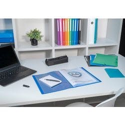 Exacompta OpaK Präsentationsmappe 100 Taschen Hellblau 8 Stück Produktbild