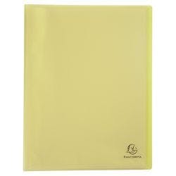 Exacompta Chromaline Pastel Präsentationsmappe 40 Taschen DIN A4 Gelb 10 Stück Produktbild