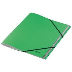 Leitz Recycle Fächermappe 3915 DIN A4 Klimaneutral Grün 12 Tabs 100% Recycelter Karton Produktbild