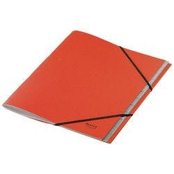 Leitz Recycle Fächermappe 3915 DIN A4 Klimaneutral Rot 12 Tabs 100% Recycelter Karton Produktbild