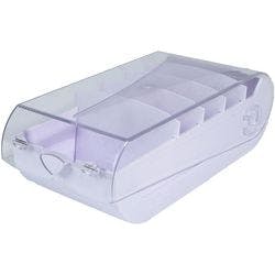 Exacompta Aquarel Karteikasten DIN A7 Kunststoff 900 Karten Mauve 8 Stück Produktbild