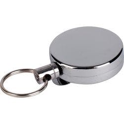 Pavo Ausweishalter Abrollmechanismus Silber 10 Stück Produktbild