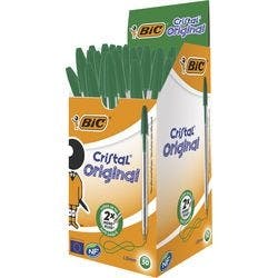BIC Kugelschreiber Cristal® 0.7 mm Grün 50 Stück Produktbild