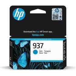 HP 937 Original Tintenpatrone 4S6W2NE Cyan Produktbild