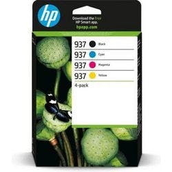 HP 937 Original Tintenpatrone 6C400NE Cyan, Gelb, Magenta, Schwarz 4 Stück Produktbild
