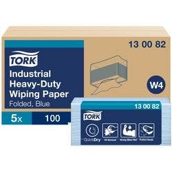 Tork W4 Wischtücher Blau 3-lagig 5 Rollen Produktbild