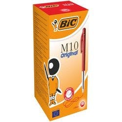 BIC Kugelschreiber M10 0.4 mm Rot 50 Stück Produktbild