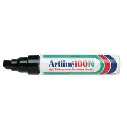 Artline 100N Keilspitze Permanentmarker Extra Breit Keilspitze 7,5 - 12,0 mm Schwarz Nachfüllbar Wasserbeständig 12 Stück à cm Produktbild
