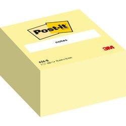 Post-it Haftnotizenwürfel 76 x 76 mm Kanariengelb 450 Blatt Produktbild