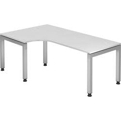 Hammerbacher Eckschreibtisch Halbkreisförmig 4 Füße 1.200 (B) x 2.000 (T) x 680 (H) mm Holz Produktbild