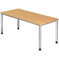 Hammerbacher Schreibtisch VHS 19/6/S Buche, Silber 1.800 x 800 x 760 mm Produktbild