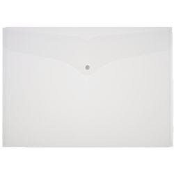 Viking Dokumentenmappe DIN A3 Druckknopf PP (Polypropylen) Quer 32 (B) x 45,6 (H) cm Transparent 5 Stück Produktbild
