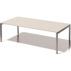 Bisley Cito Höhenverstellbar Konferenztisch Hellgrau 4 Metallfüße 2.400 (B) x 1.200 (T) x 740 (H) mm MFC (Melaminbeschichtete Spanplatte), Stahl Produktbild