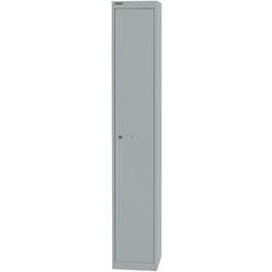 Bisley Metall Schließfach 1 Tür 1 abteile Schlüssel 305 x 305 x 1.802 mm Silber Produktbild